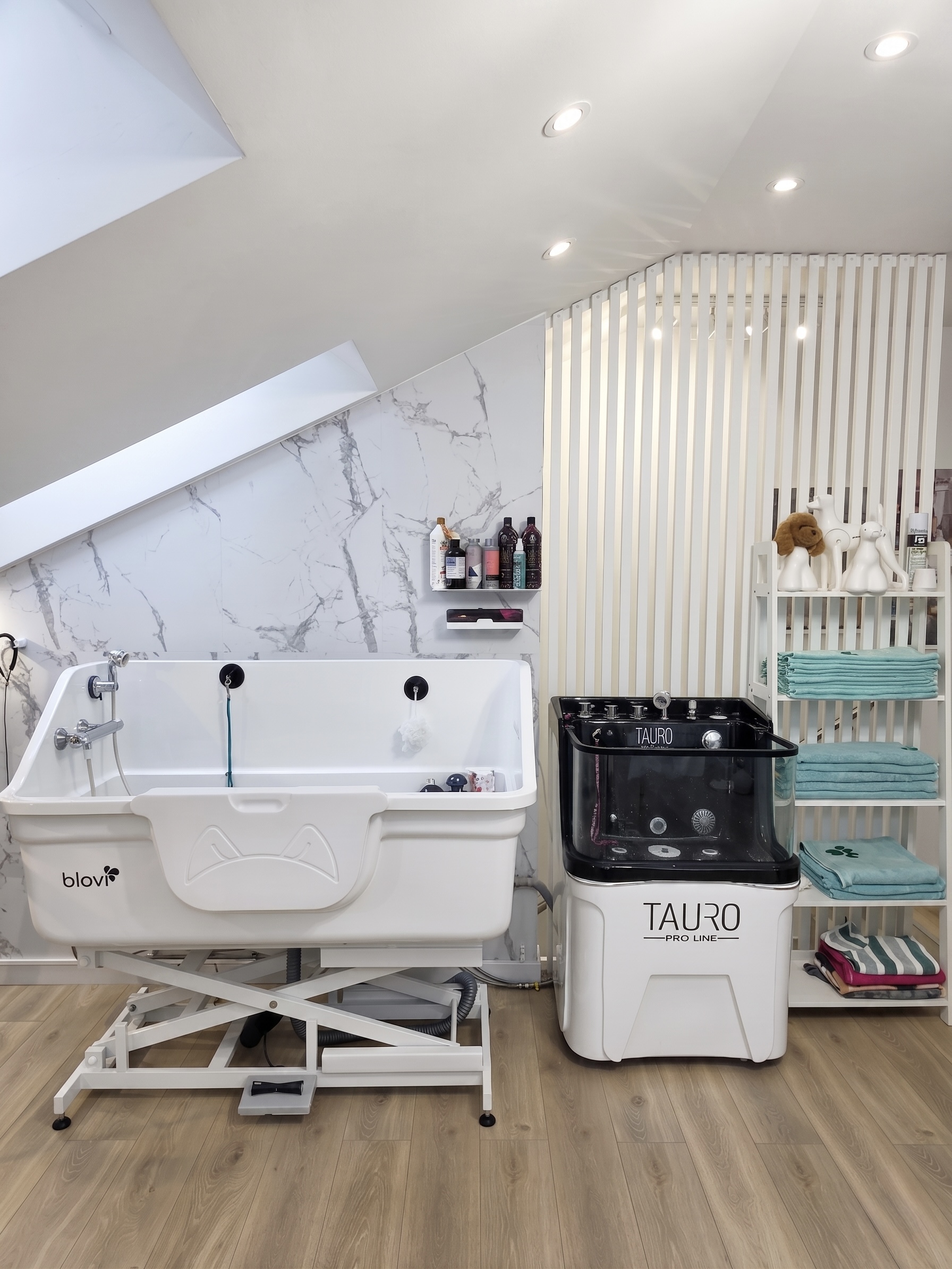 Strefa SPA z wanna Tauro Pro Line - hydromasaz, ozonoterapia, jonoterapia, milki spa - ELITE Groomer